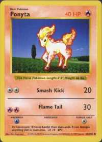 Ponyta (Base Set) - Pokémon Wiki - Neoseeker