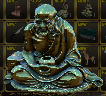 Gold Monk Statue (Sitting) - Shenmue Wiki - Neoseeker