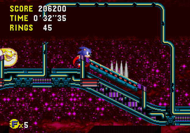 metal sonic mugen stage