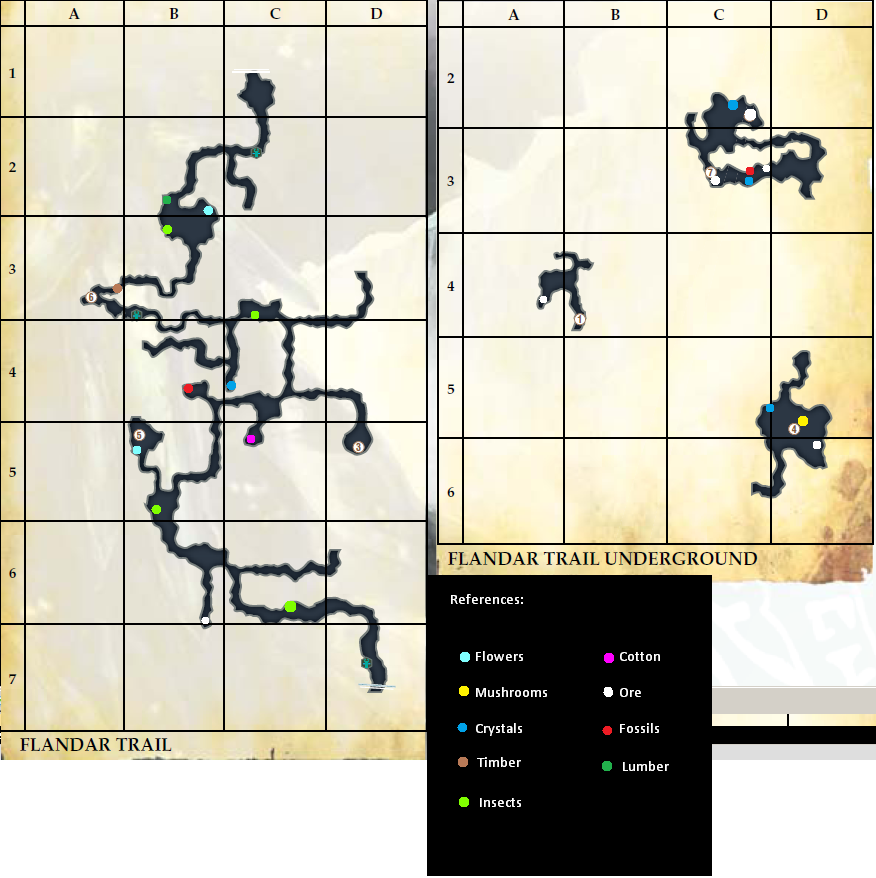 Flandar Trail Harvest Map White Knight Chronicles Wiki Neoseeker