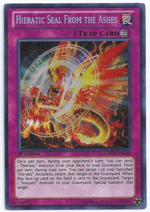 Yugioh Hieratic Seal From The Ashes Secret Gaov-*sp088 | Meses sin interés