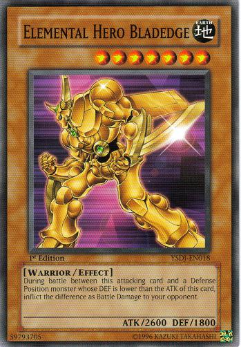 Elemental Hero Bladedge - Yu-Gi-Oh Wiki - Neoseeker