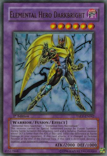 Elemental Hero Darkbright - Yu-Gi-Oh Wiki - Neoseeker