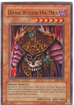 LOD-001 Dark Ruler Ha Des - Yu-Gi-Oh Wiki - Neoseeker